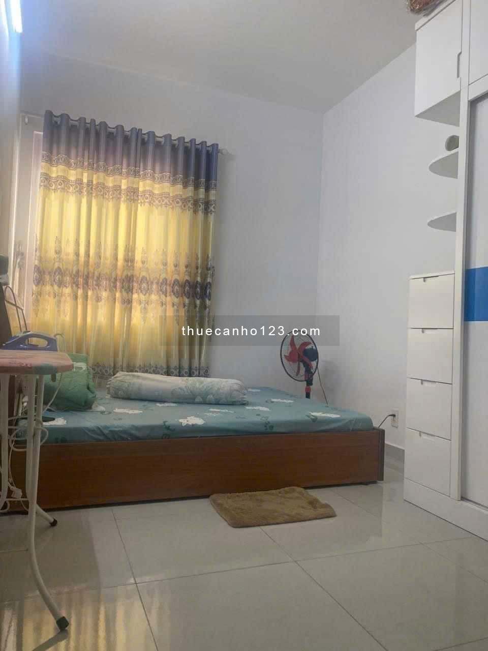 Cho thuê CC 225 Hoàng Sa, Quận 1: 2p ngủ rộng, full nt giá 13tr/th 78m2