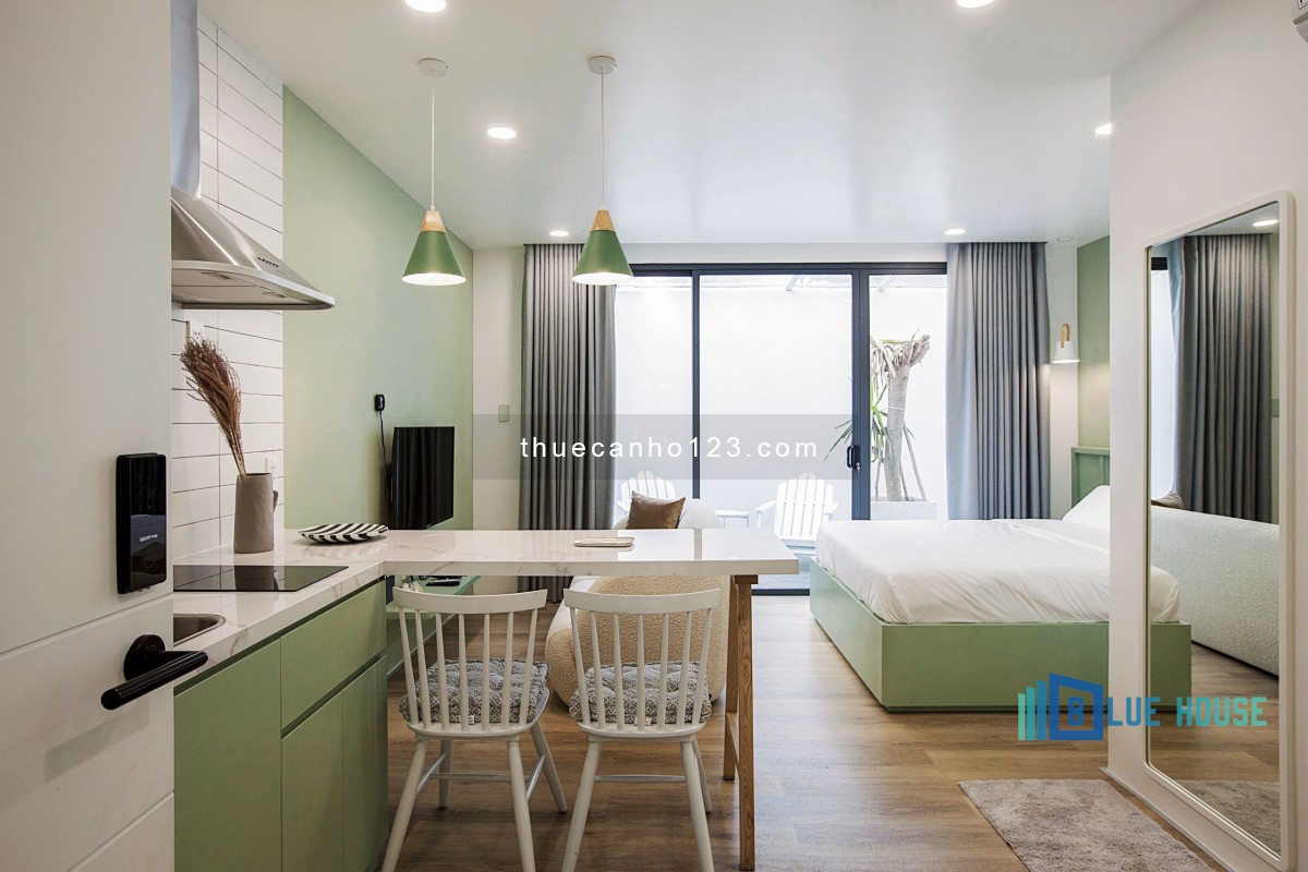 Studio cao cấp gần nhà ga METRO, nội thất mới, full service, có dọn phòng