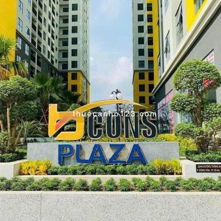Cho thuê chung cư Bcons 2PN 2WC view đẹp, ở ngay hoặc giữ phòng đến tháng 5
