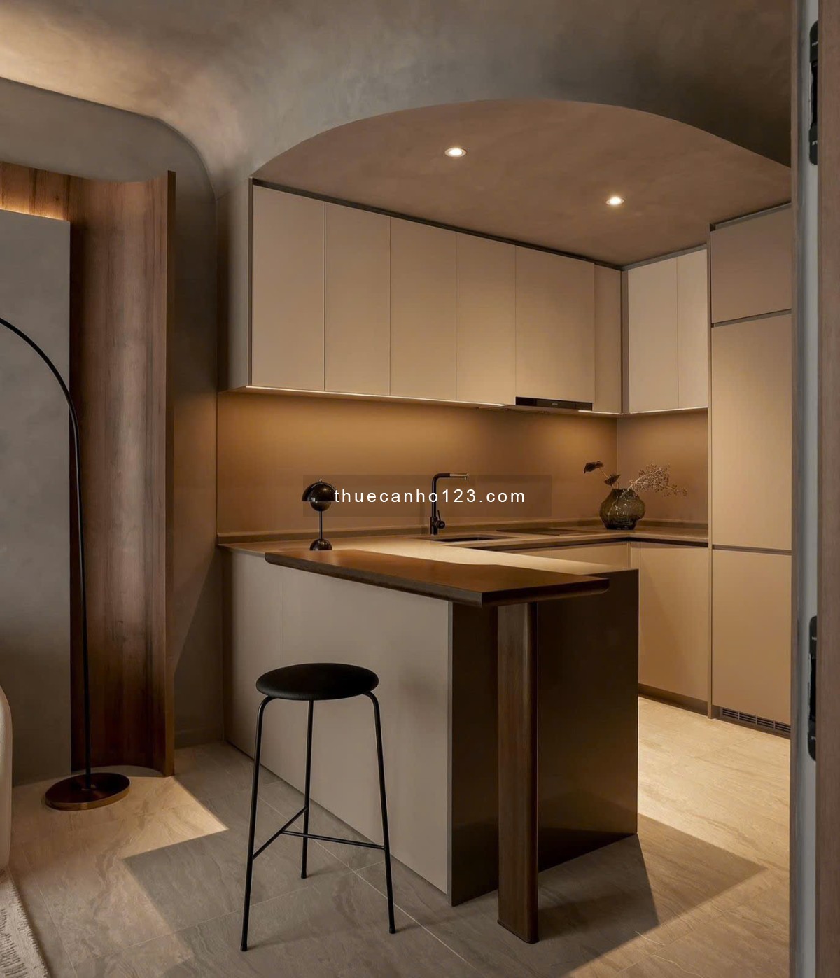 Opera cho thuê 1PN đầy đủ nội thất tầng cao view sông