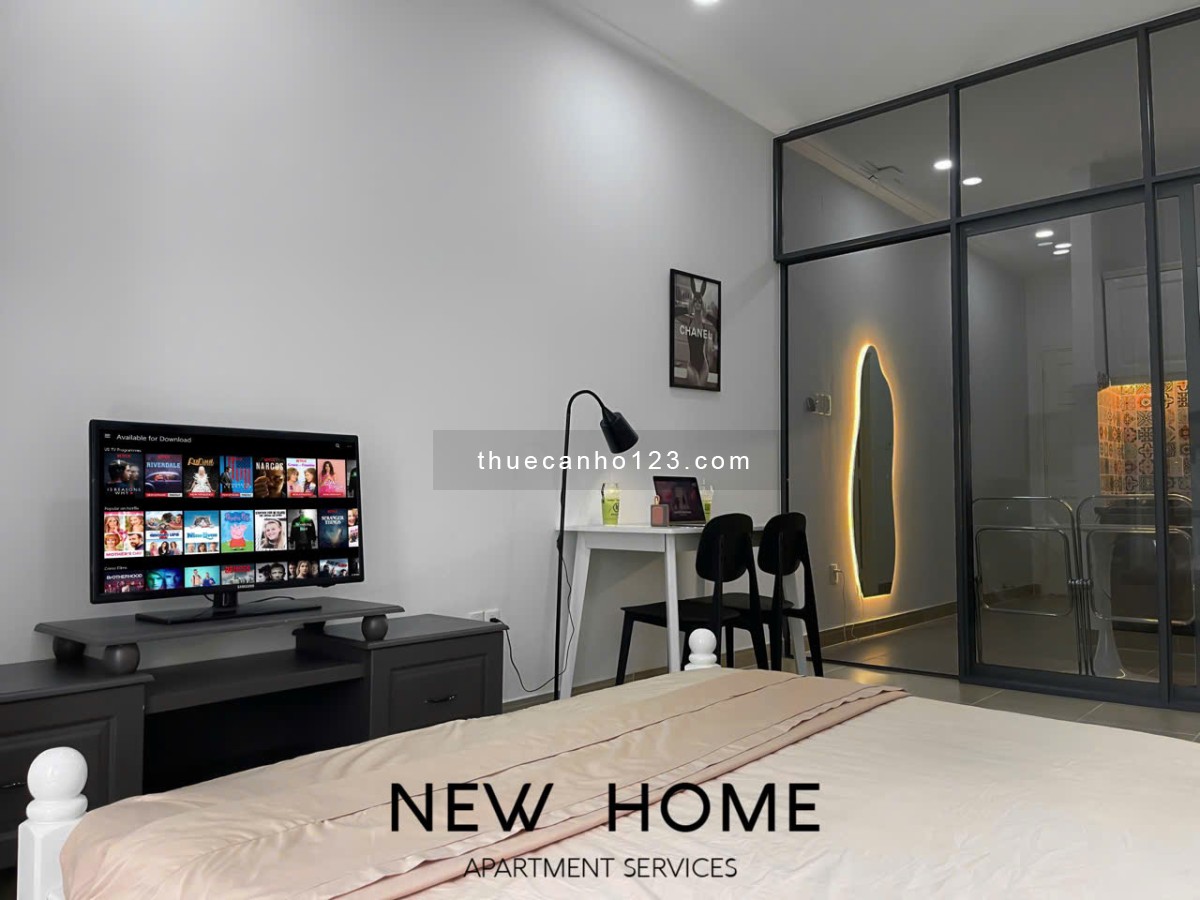 Luxury Apartment - Căn hộ 1PN - 55m2, Thang Máy Cho nuôi pet Ban công rộng gần Chợ Bà Chiểu Cầu Bông