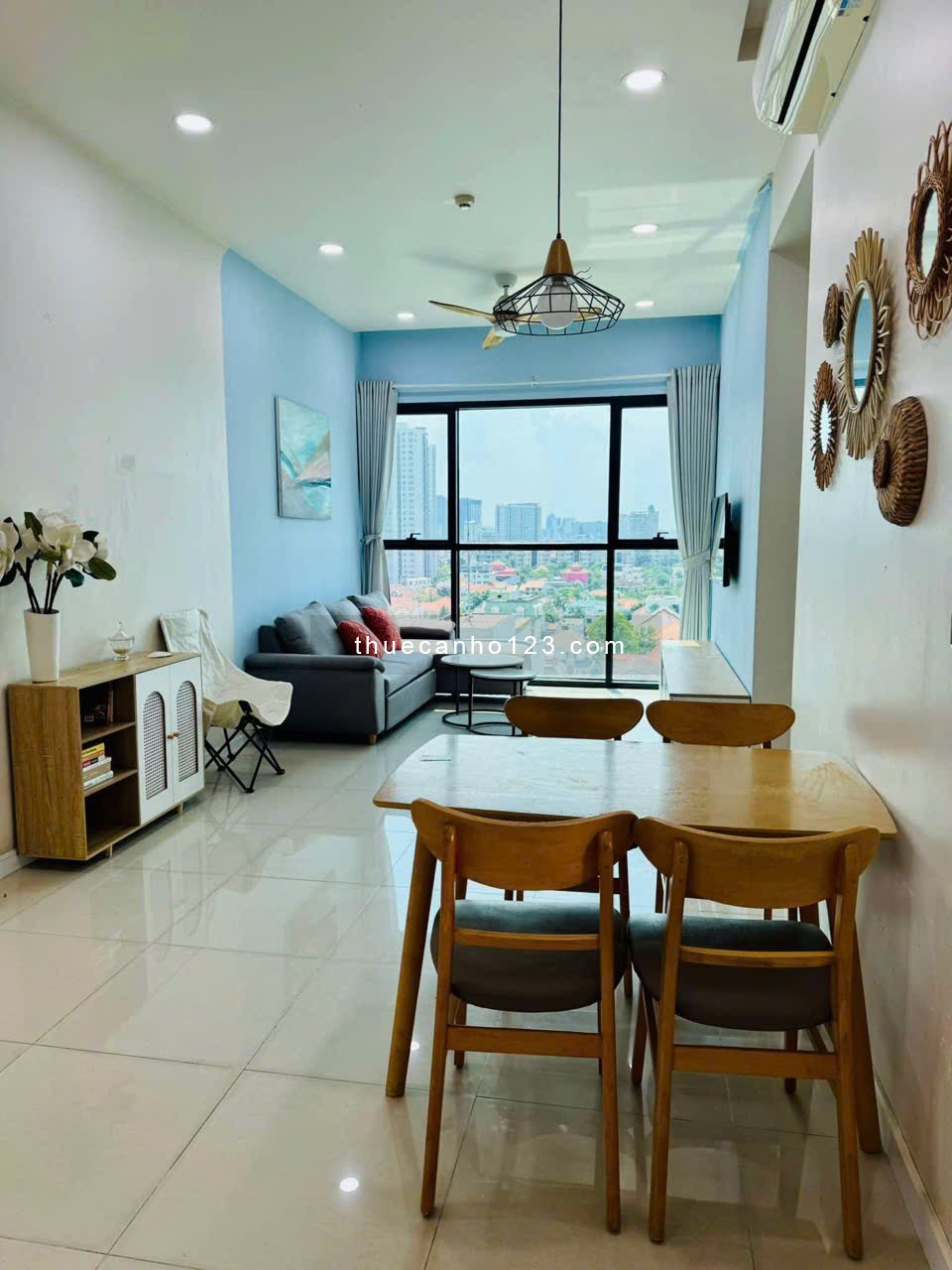 Căn Hộ 2PN Cao Cấp Cho Thuê Tại The Ascent Thảo Điền – 70m², Full Nội Thất – Chỉ 21 Triệu/Tháng
