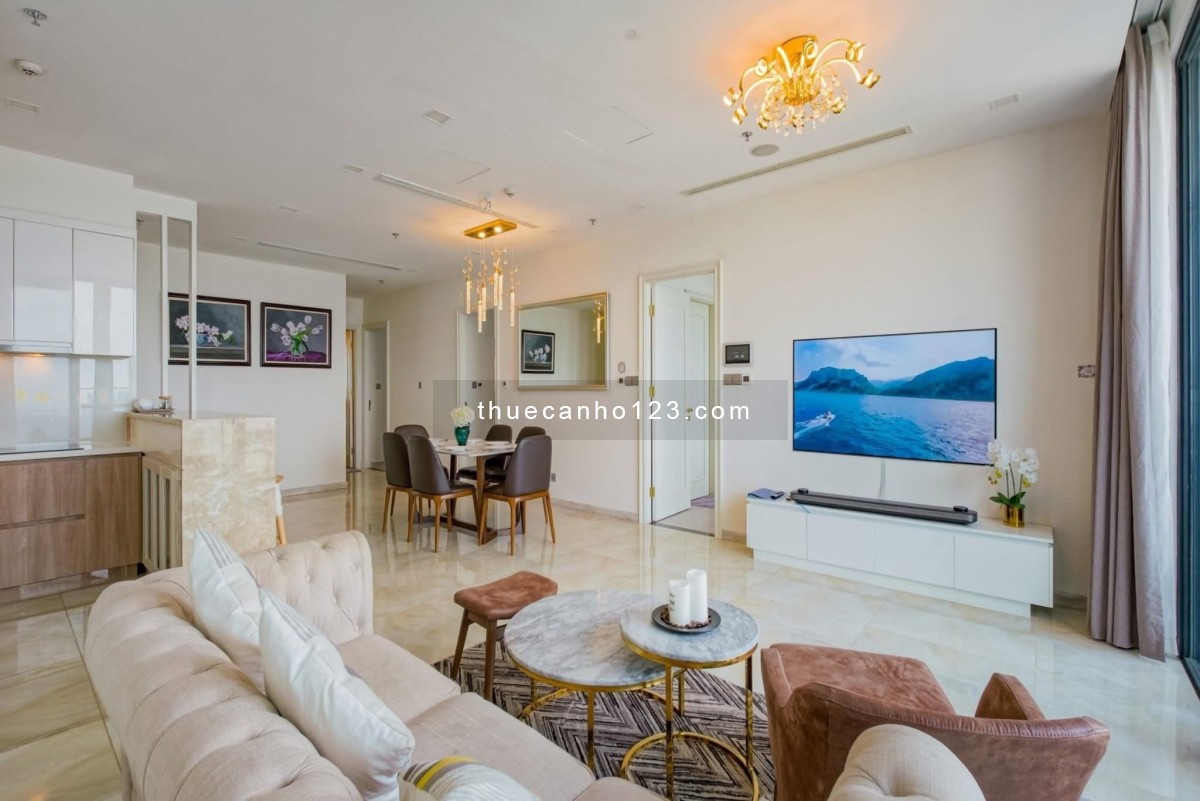 [ Giá tốt ] Cho thuê CC 120m2, 40 triệu VND, 3PN, 2WC view sông Sài Gòn tại Vinhomes Golden River Q1