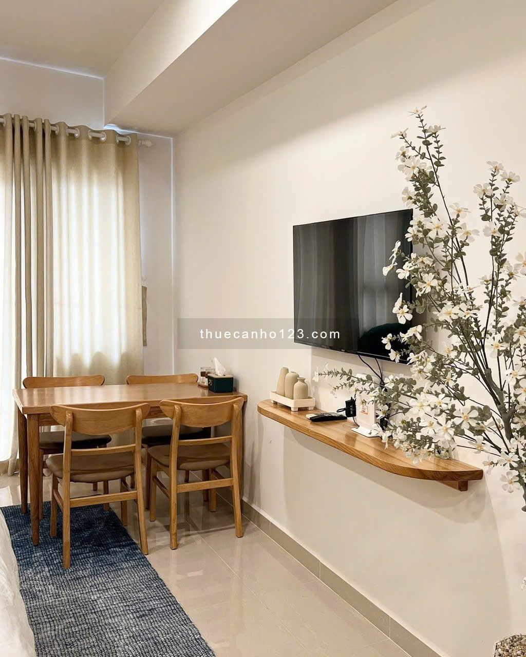 Chung cư Richmond, Nguyễn Xí, P26, BT: 1p ngủ, full nội thất, 10tr/th 45m2