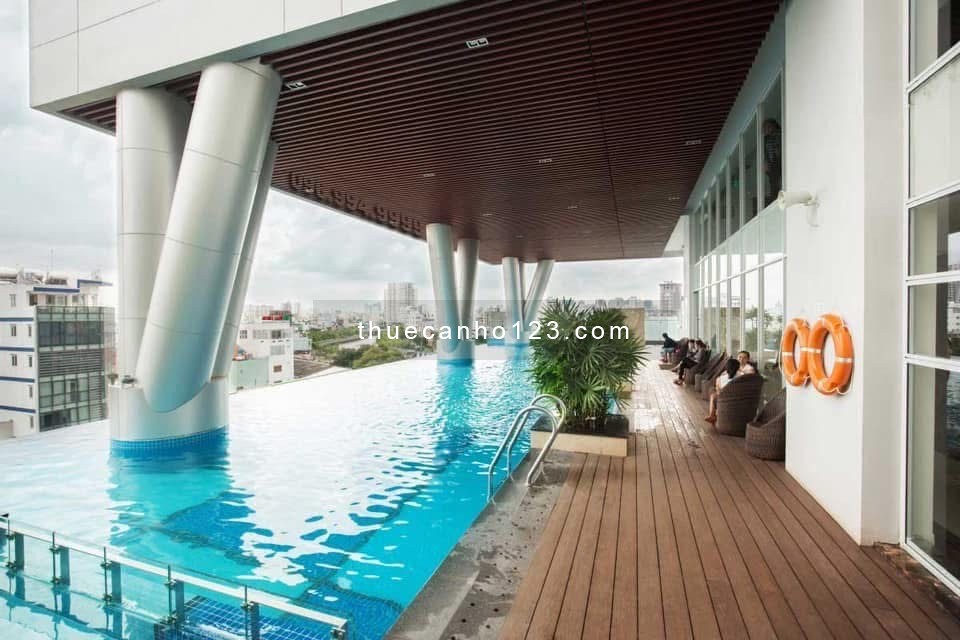 Cho thuê The Prince Residence Phú Nhuận, Căn 50m2, 1pn, 1wc, Nội thất đầy đủ, Giá 15tr/th, ở liền