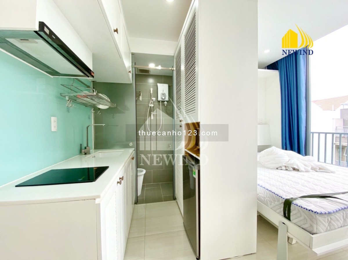 Căn hộ ban công/cửa sổ full NT thiết kế đẹp khu PMH, SC, RMIT, FV, KCX, VNG, sát vách Q4, Q1, Rmit