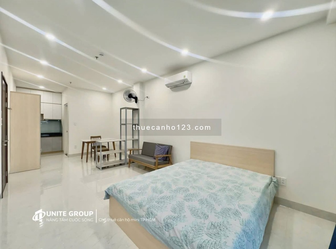 Hệ thống Studio/1PN/2PN Full NT ban công/cửa sổ, NEW100%. Gần Lotte, Him Lam, Hỗ trợ tìm phòng Free