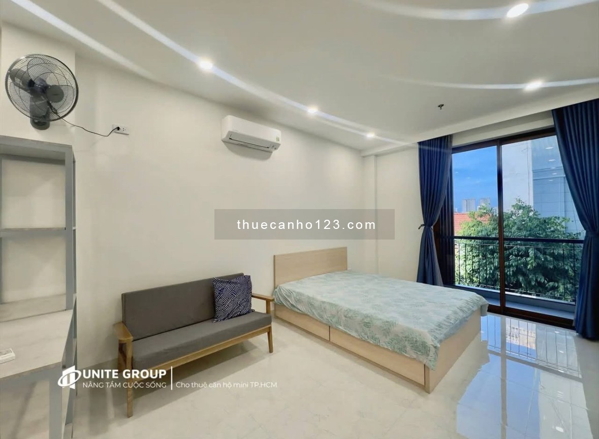 Hệ thống Studio/1PN/2PN Full NT ban công/cửa sổ, NEW100%. Gần Lotte, Him Lam, Hỗ trợ tìm phòng Free