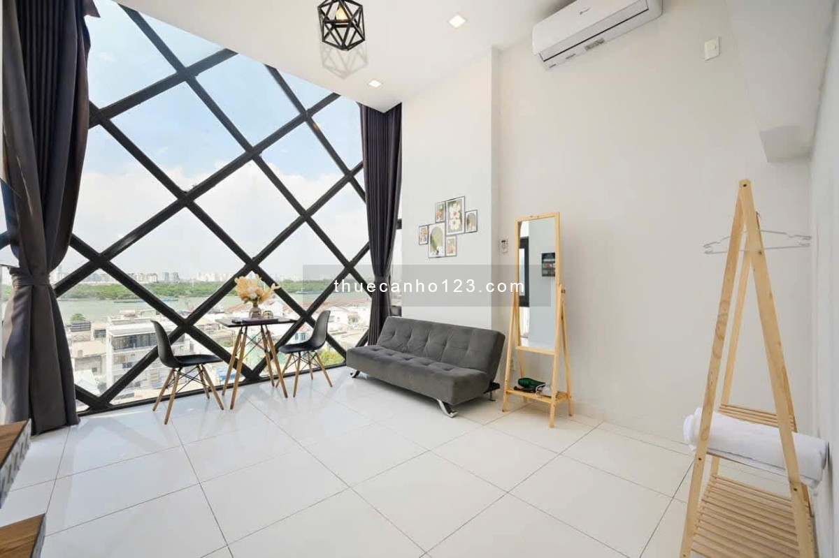 Căn STUDIO/DUPLEX có cửa sổ, Bancon thoáng mát, có View cạnh TDTU, Him Lam, Quận 4, Quận 1, UFM