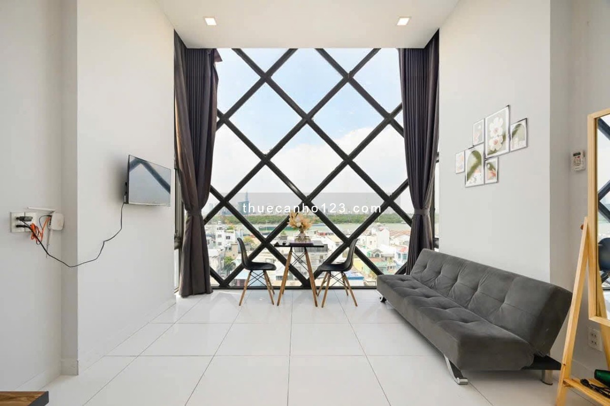 Căn STUDIO/DUPLEX có cửa sổ, Bancon thoáng mát, có View cạnh TDTU, Him Lam, Quận 4, Quận 1, UFM