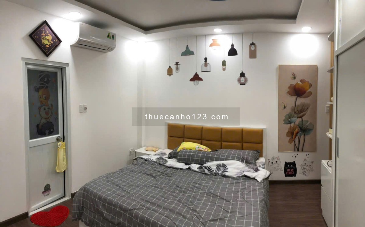 Cho thuê CC Lotus Garden, Trịnh Đình Thảo, TP: 95m2, 3p ngủ, full nt 12tr/th