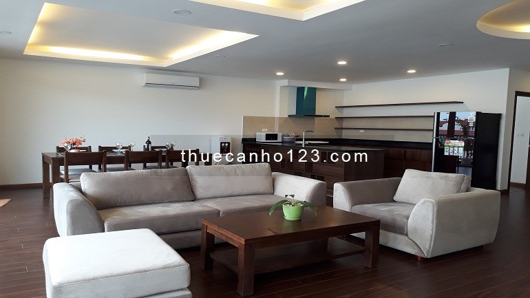 Cho thuê căn hộ dịch vụ tại Từ Hoa, Tây Hồ, 180m2, 3PN, đầy đủ nội thất cao cấp