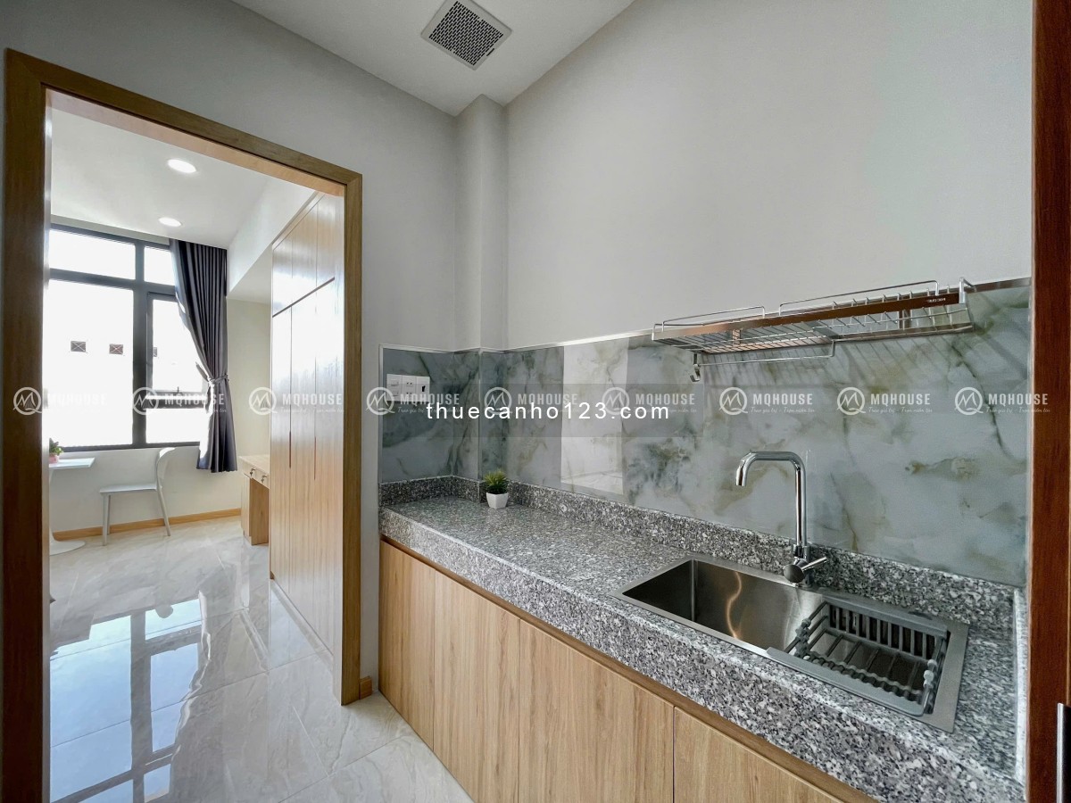 Cho thuê căn hộ cao cấp phòng 1 phòng ngủ – Cửa sổ lớn – Full nội thất – Nhất Chi Mai, Tân Bình