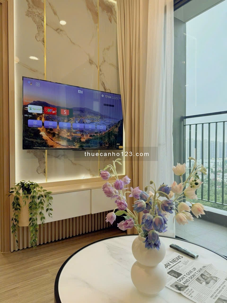 Chính chủ cho thuê căn hộ đẹp 2PN2WC tại Vinhome Ocean Park Tòa Pavilon full đồ đẹp tiện ích ngập