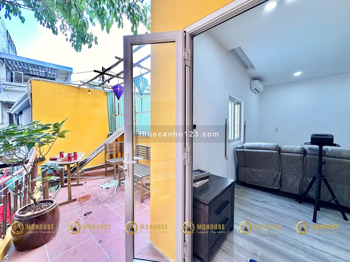 Cho thuê phòng Bình Thạnh mới 100% - Nội thất cao cấp - Bồn Tắm, Ban Công, Sân Vườn - Gần Landmark81