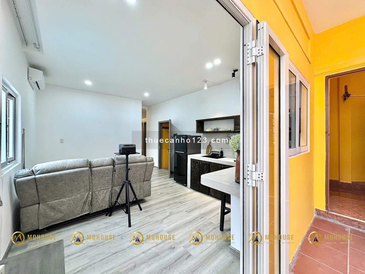 Cho thuê phòng Bình Thạnh mới 100% - Nội thất cao cấp - Bồn Tắm, Ban Công, Sân Vườn - Gần Landmark81