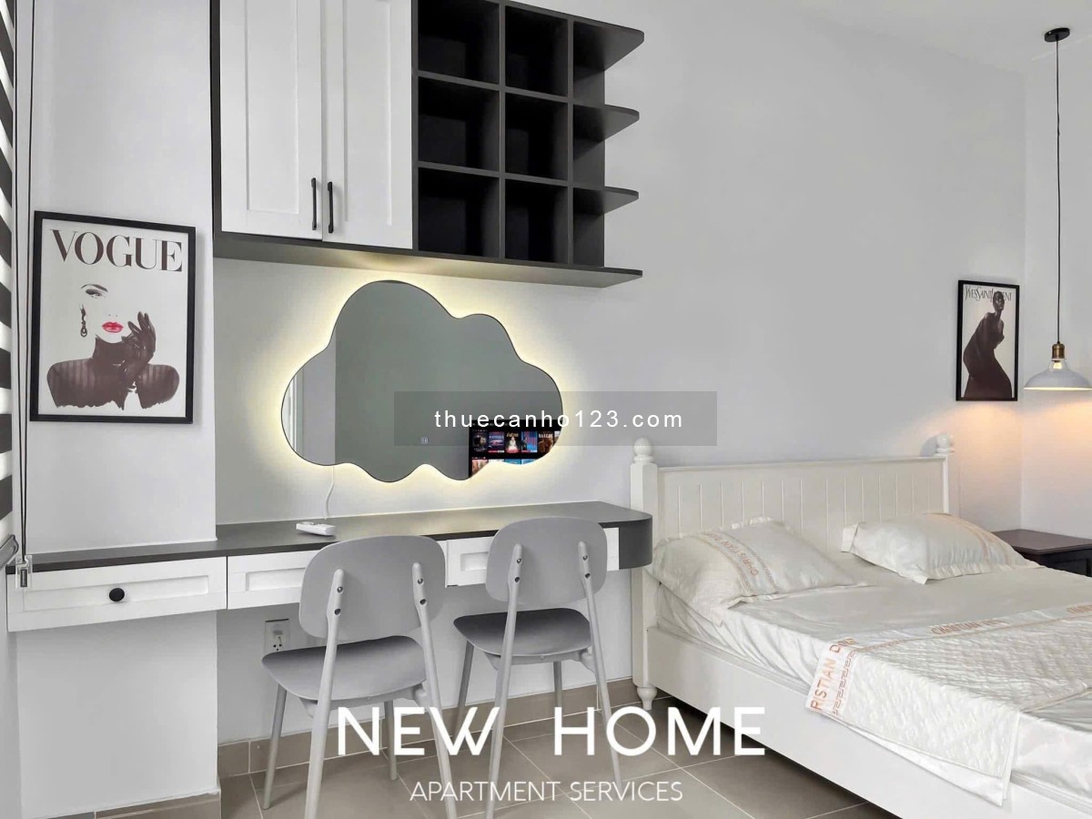 Căn hộ full NT cao cấp mặt tiền thang máy Võ Trường Toản P2 Bình Thạnh gần chợ Bà Chiểu giáp Quận 1