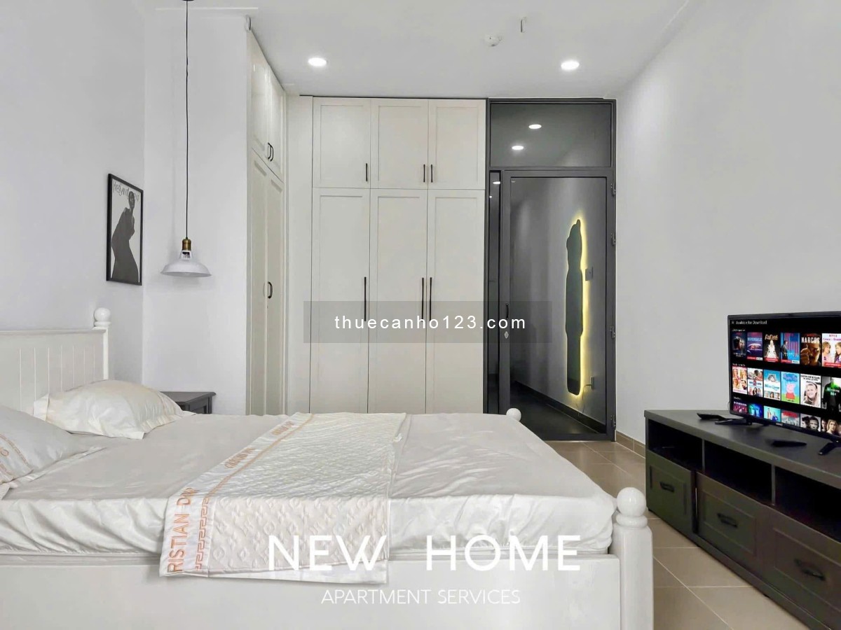 Căn hộ full NT cao cấp mặt tiền thang máy Võ Trường Toản P2 Bình Thạnh gần chợ Bà Chiểu giáp Quận 1