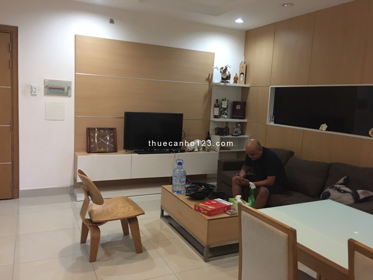 Không đăng ảo: 14 triệu/tháng – 78m², 2PN, 2WC, full nội thất. Cho thuê CHCC Him Lam Riverside, Q7