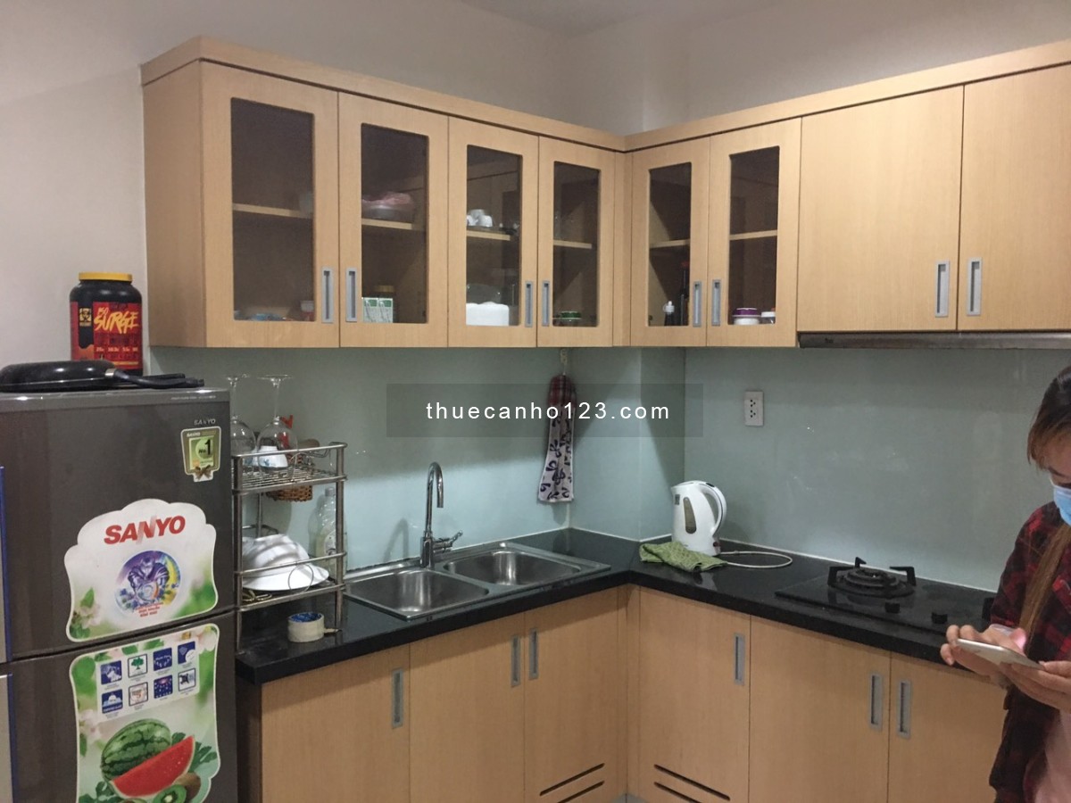 Không đăng ảo: 14 triệu/tháng – 78m², 2PN, 2WC, full nội thất. Cho thuê CHCC Him Lam Riverside, Q7