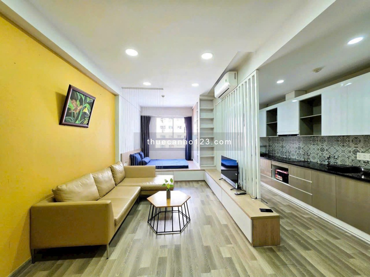 Chung cư Saigonres. Nguyễn Xí,p26, Bình THạnh: 45m2, có nt, 1p ngủ, 10,5tr/th