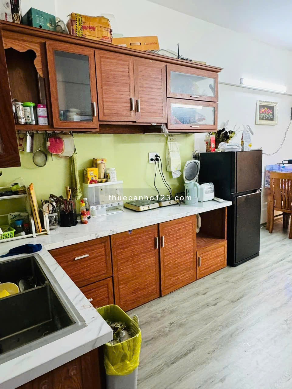 Chung cư Saigonres, Nguyễn Xí, BT: 1p ngủ, ban công, 45m2, 10tr5