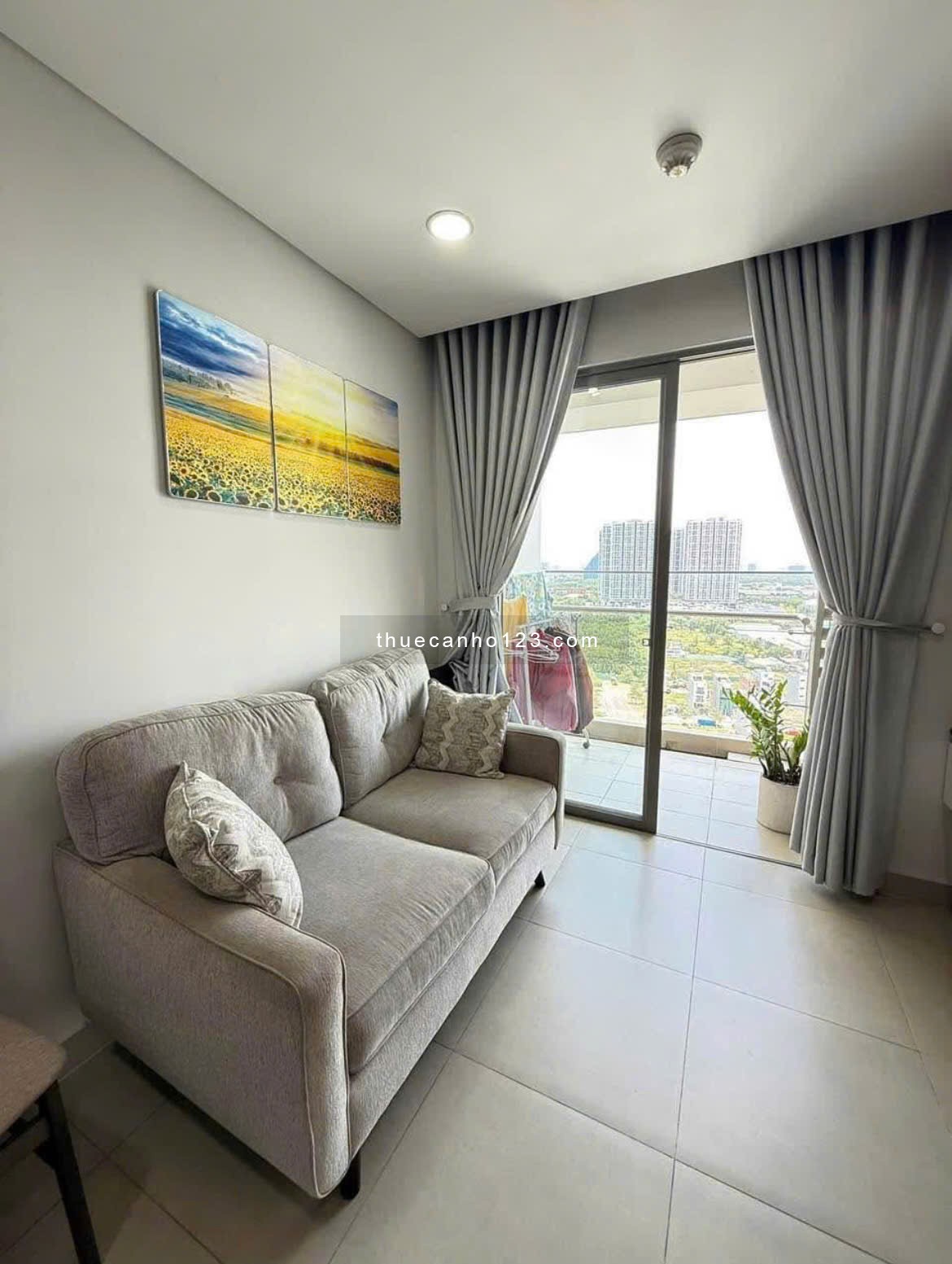 Chung cư M-One, Nguyễn Bỉnh Khiêm, GV: 2p ngủ. 74m2, 14tr/tháng, NTCB.