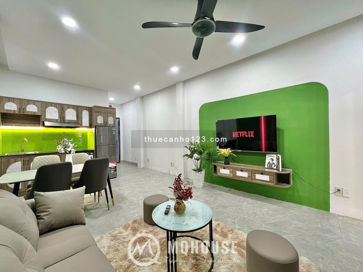 Cho thuê Căn hộ 1 phòng ngủ riêng – full nội thất cao cấp tại Bạch Đằng, Phường 2, Tân Bình