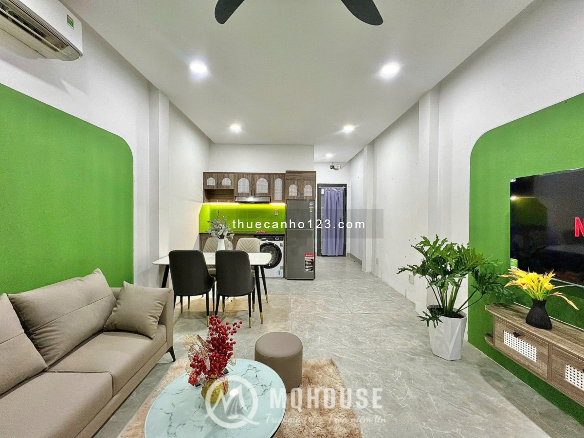 Cho thuê Căn hộ 1 phòng ngủ riêng – full nội thất cao cấp tại Bạch Đằng, Phường 2, Tân Bình