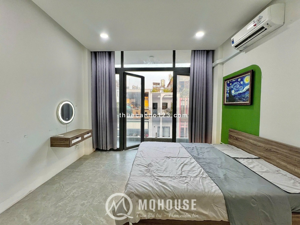 Cho thuê Căn hộ 1 phòng ngủ riêng – full nội thất cao cấp tại Bạch Đằng, Phường 2, Tân Bình