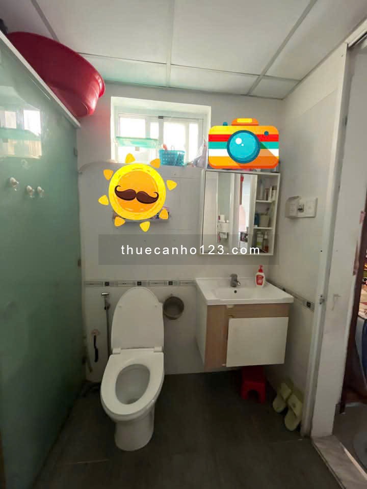 Chung cư 10A Trần Nhật Duật, Tân Định, Q1: 75m2, 2pn, ban công 12tr5