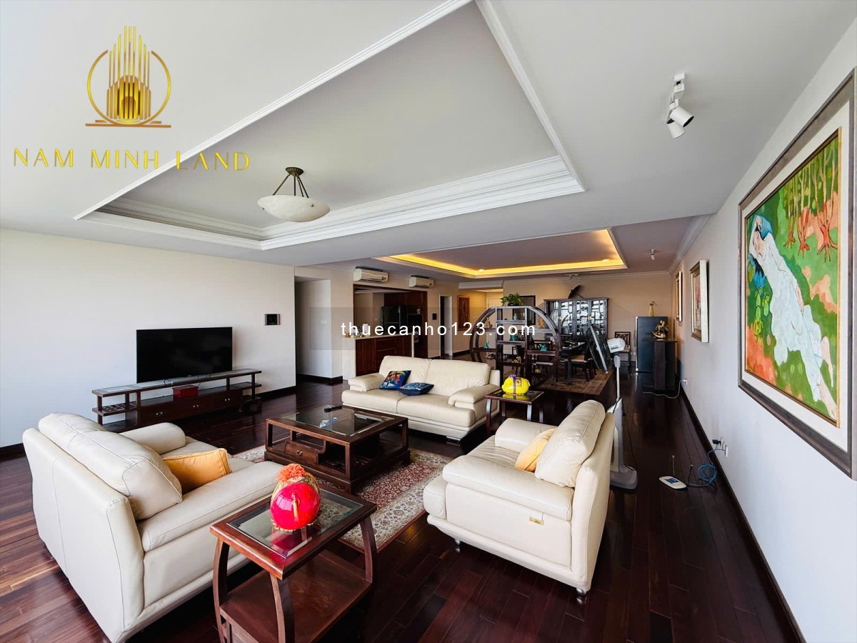 Hải Yến 0963775556 - Cho thuê căn hộ 3PN 206m2 tại Saigon Pearl - Trục view đẹp nhất dự án
