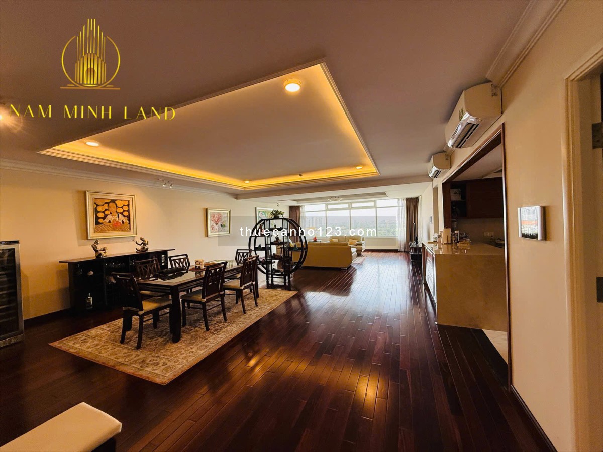 Hải Yến 0963775556 - Cho thuê căn hộ 3PN 206m2 tại Saigon Pearl - Trục view đẹp nhất dự án