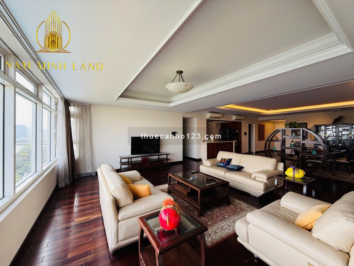 Hải Yến 0963775556 - Cho thuê căn hộ 3PN 206m2 tại Saigon Pearl - Trục view đẹp nhất dự án
