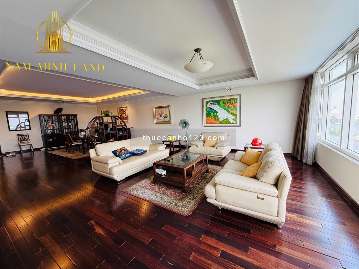 Hải Yến 0963775556 - Cho thuê căn hộ 3PN 206m2 tại Saigon Pearl - Trục view đẹp nhất dự án