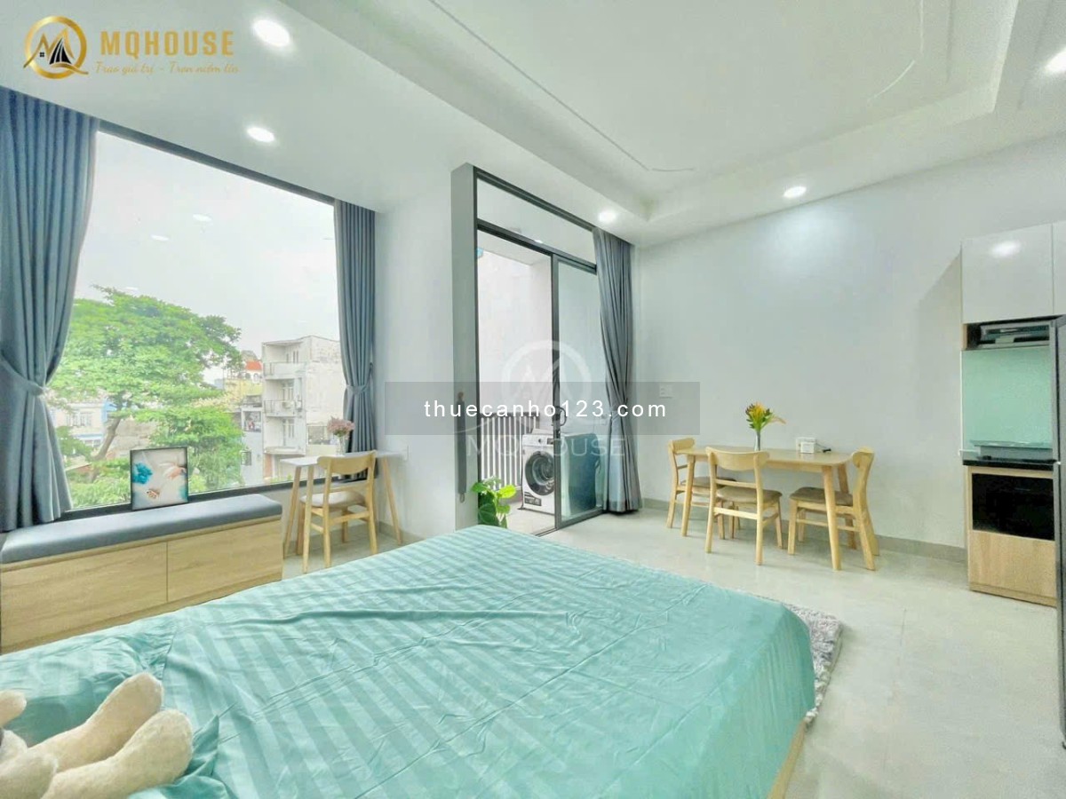 Hệ thống căn hộ 1PN Studio bang công cửa sổ gần Etown Cộng Hòa, Cầu vượt Hoàng Hoa Thám, Quận Tân Bì