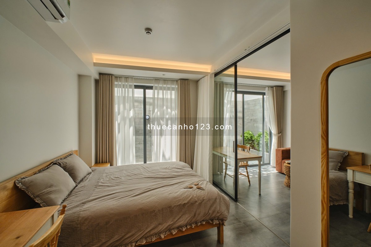 Khai trương Căn hộ 1PN Cao Cấp Tone gỗ trầm ấm Trung tâm Phú Nhuận