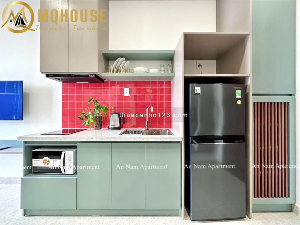 Cho thuê căn hộ ban công sang trọng – Mới 100%, gần CV Gia Định – Ngã tư Phú Nhuận