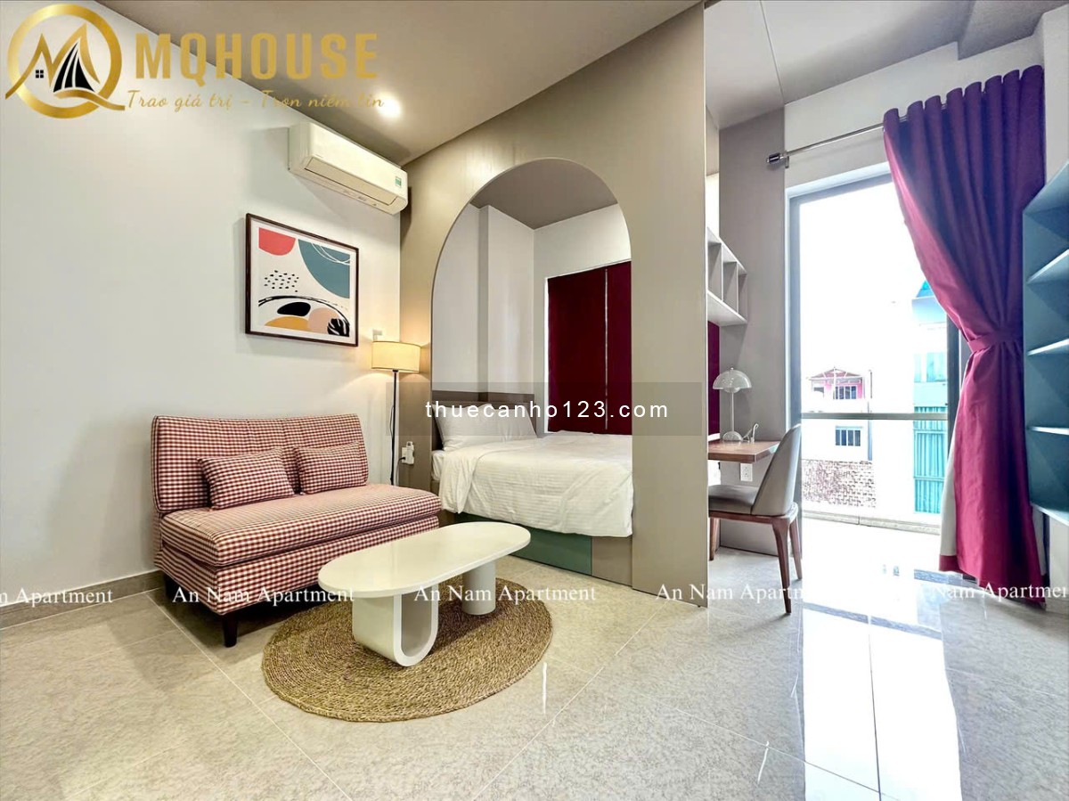 Cho thuê căn hộ ban công sang trọng – Mới 100%, gần CV Gia Định – Ngã tư Phú Nhuận