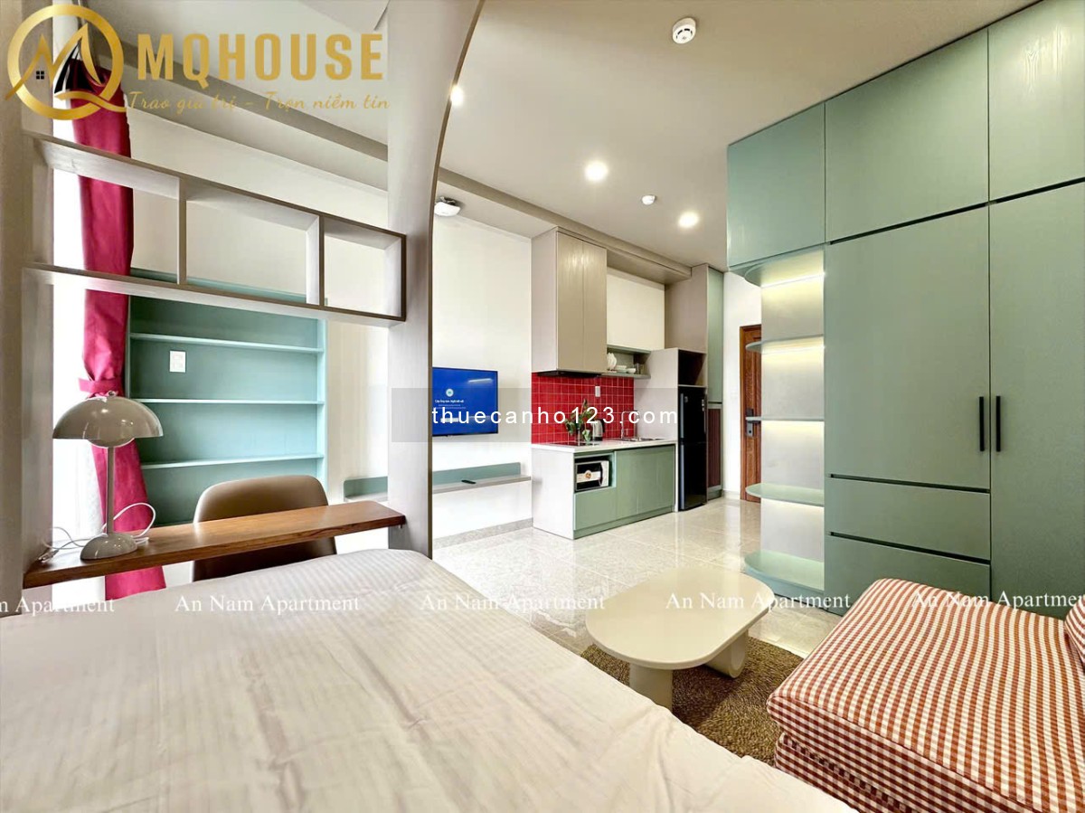 Cho thuê căn hộ ban công sang trọng – Mới 100%, gần CV Gia Định – Ngã tư Phú Nhuận