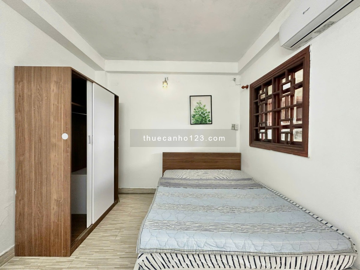 Trống căn 1PN, ban công, full nội thất – Ngay cầu Sài Gòn, An Khánh, Quận 2
