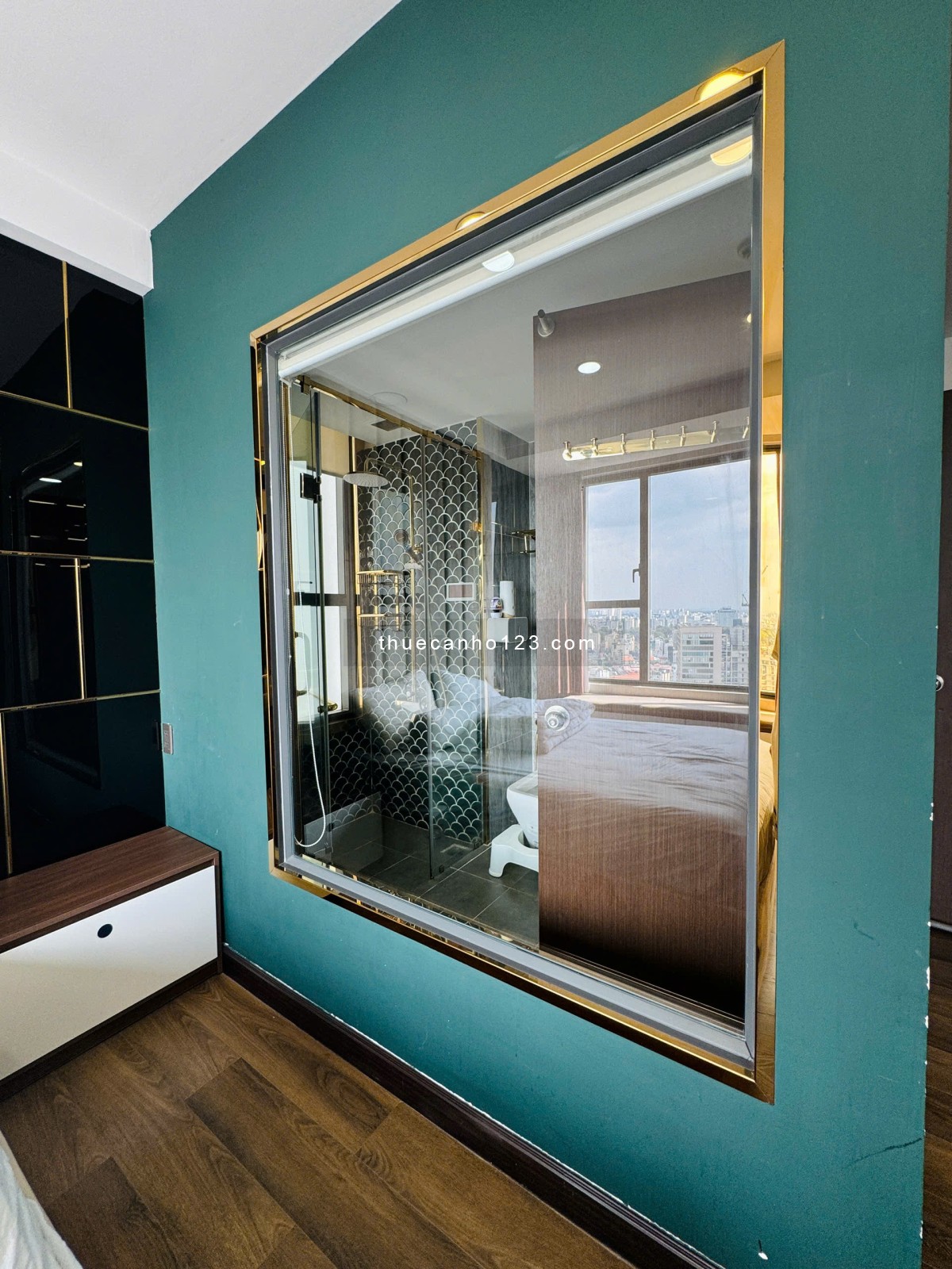 Căn Hộ 3 Phòng ngủ The TResor Quận 4 nội thất Luxury cho thuê ở liền