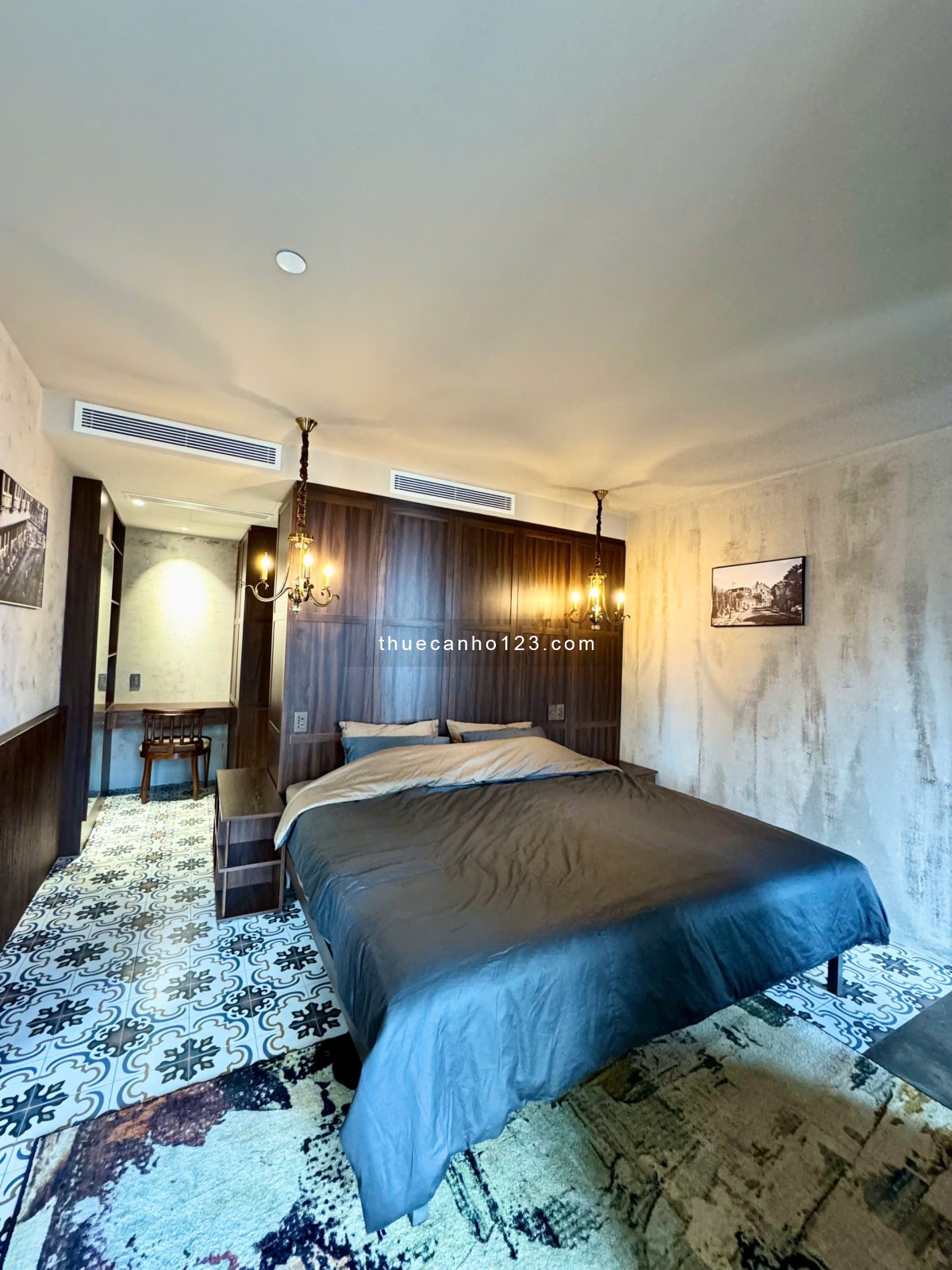 The Opera cho thuê duplex 2 căn thông, tầng cao view trực diện sông, nội thất thiết kế