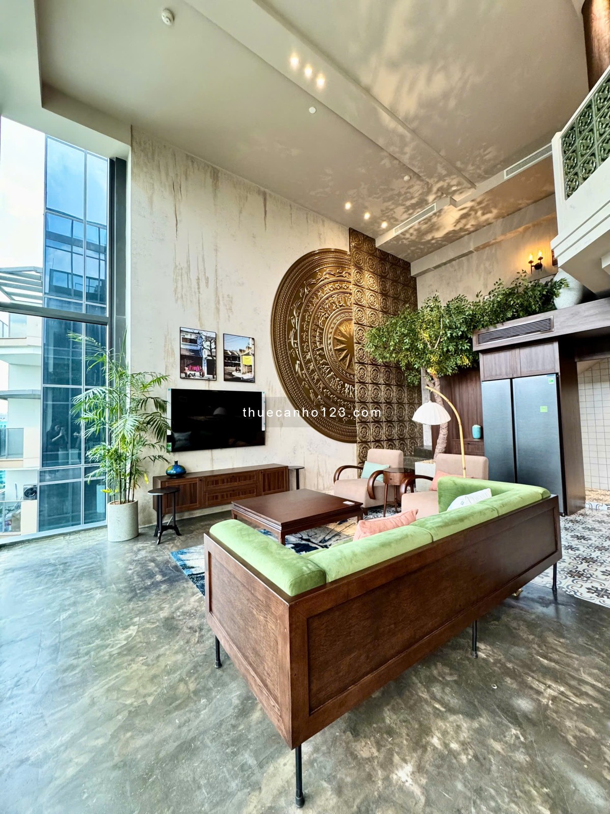 The Opera cho thuê duplex 2 căn thông, tầng cao view trực diện sông, nội thất thiết kế