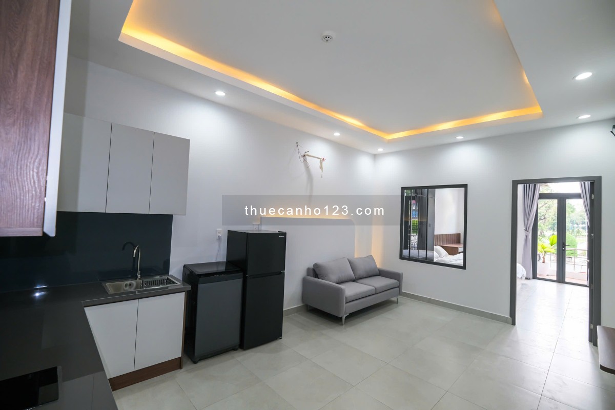 Cho thuê căn hộ cao cấp quận 1, 1PN 65m2, Ban công, view Công viên, Lê Văn Tám, Gần Hồ Con Rùa