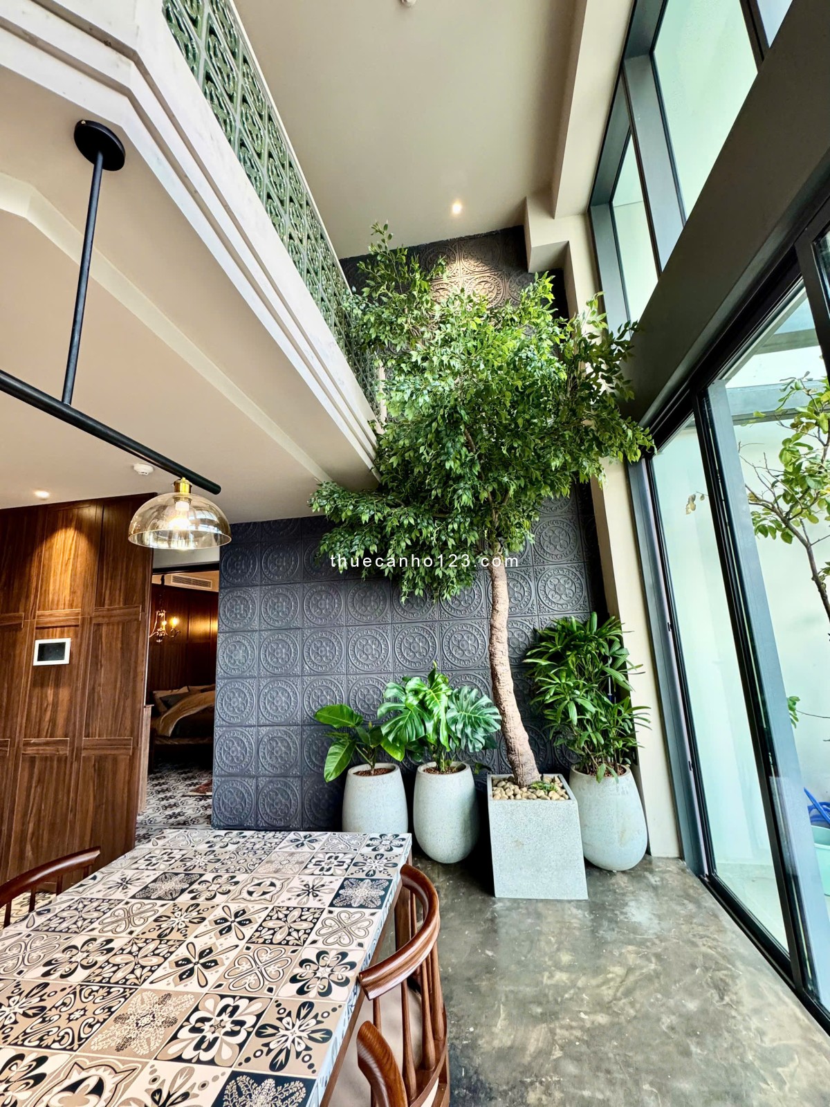 The Opera cho thuê duplex 2 căn thông, tầng cao view trực diện sông, nội thất thiết kế