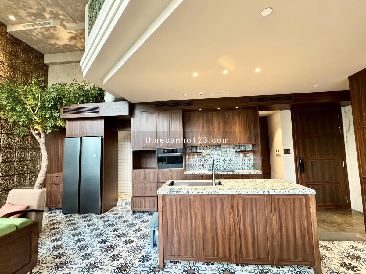 The Opera cho thuê duplex 2 căn thông, tầng cao view trực diện sông, nội thất thiết kế