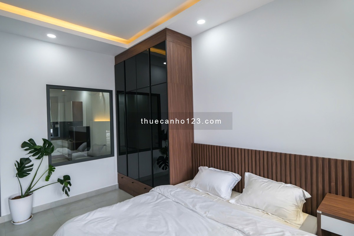Cho thuê căn hộ cao cấp quận 1, 1PN 65m2, Ban công, view Công viên, Lê Văn Tám, Gần Hồ Con Rùa