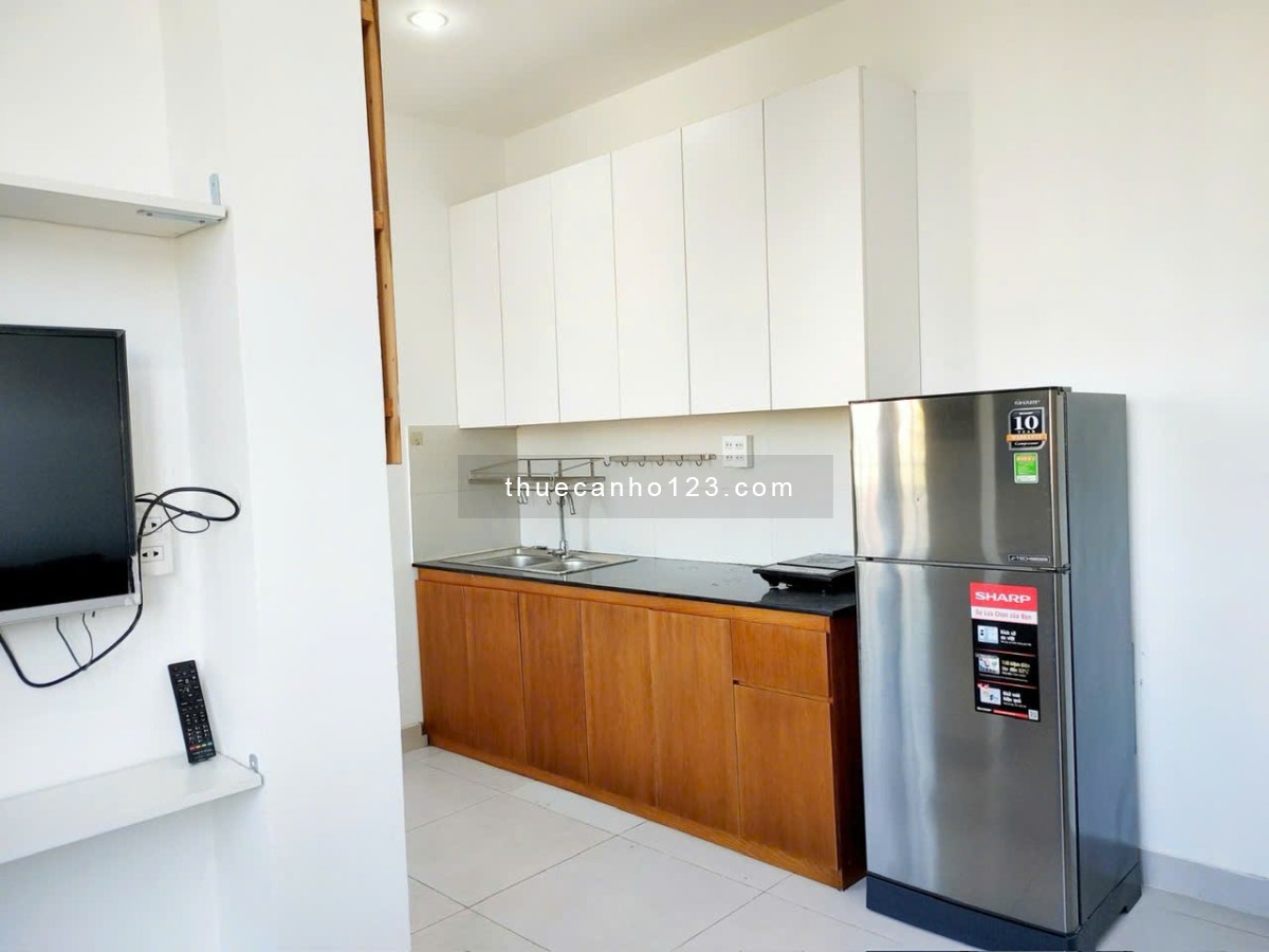 Chính chủ cho thuê căn hộ 1PN giá rẻ, đầy đủ nội thất, an ninh 24/7, gần Global City