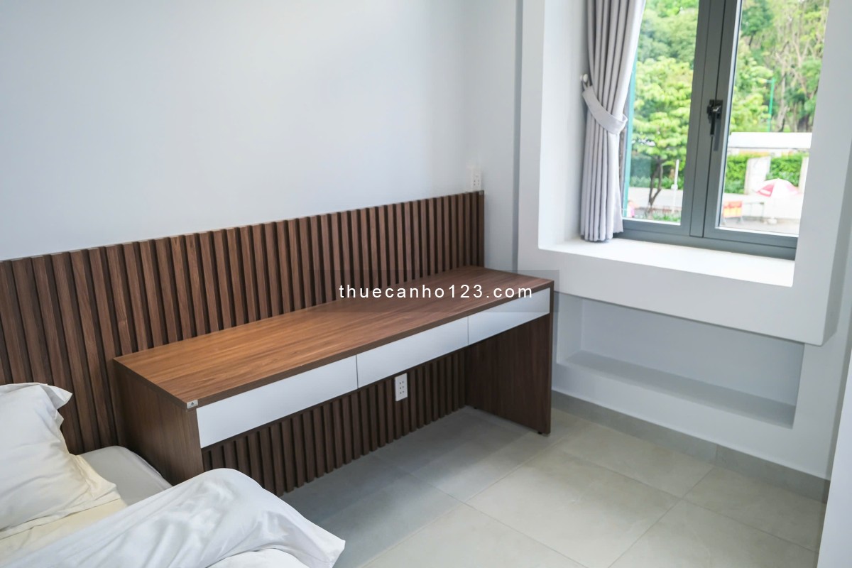 Cho thuê căn hộ cao cấp quận 1, 1PN 65m2, Ban công, view Công viên, Lê Văn Tám, Gần Hồ Con Rùa